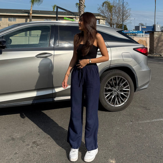 Blue Staple Pants