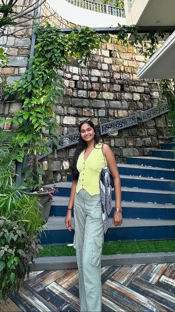 Positano Vest (Butter Yellow)