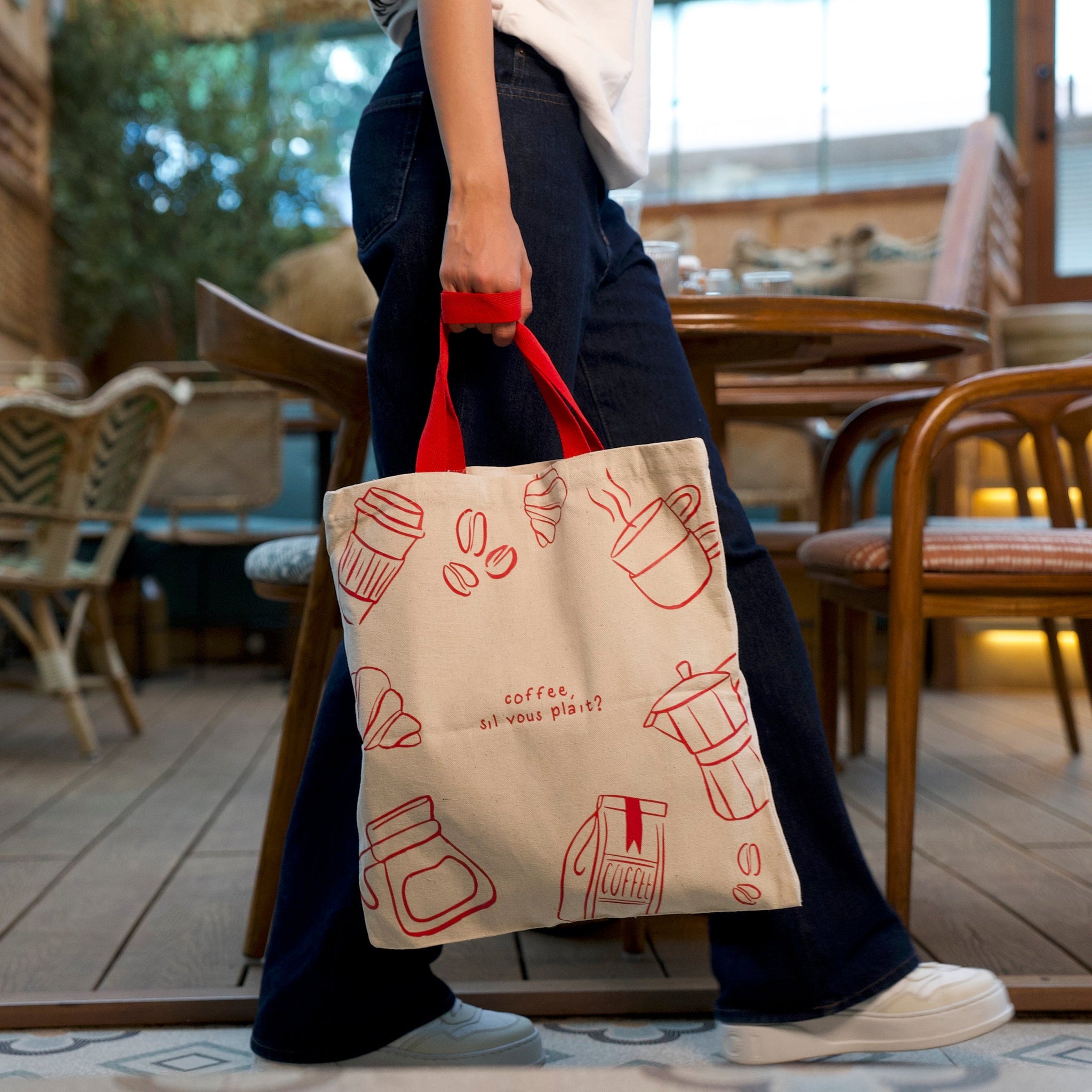 Red Tote Bag