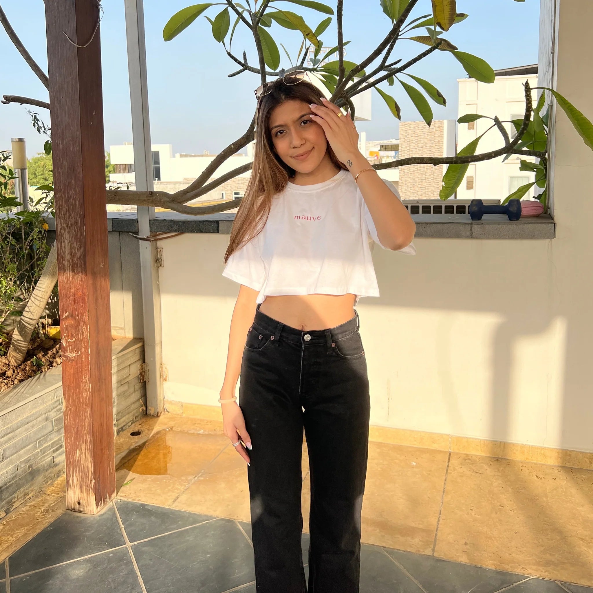 Mauve Tee