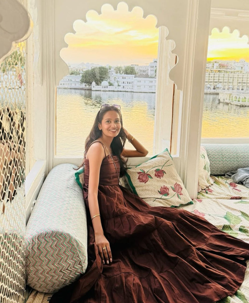 Sicily Dress (Brown)