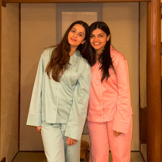 Mint Blue Pyjama Set
