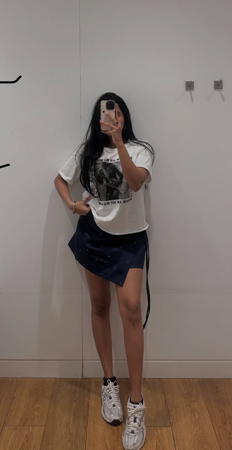 Celestial Denim Skirt