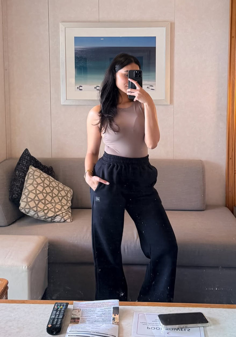 Soft Fleece Straight Leg Pants