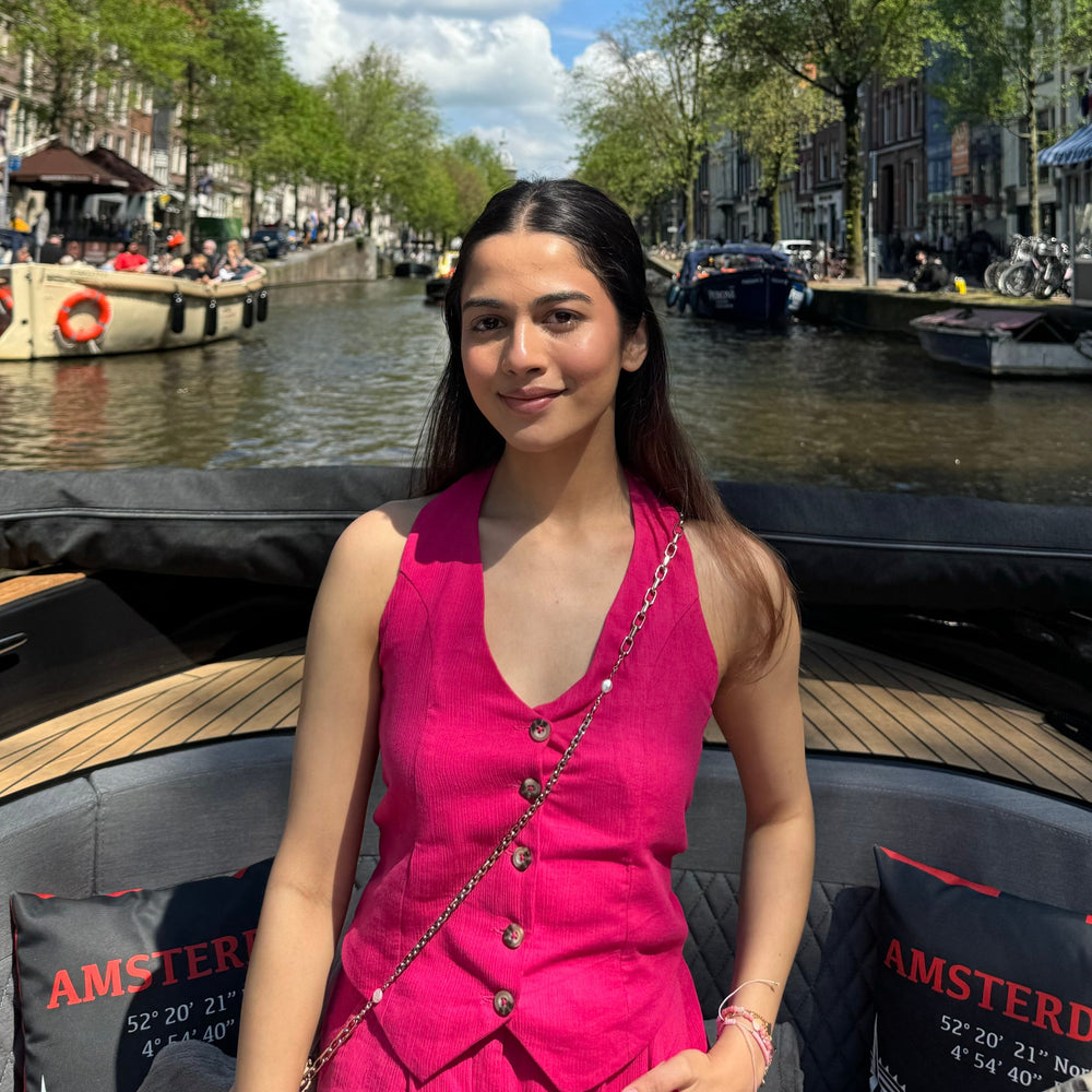 Geneva Vest - Hot Pink