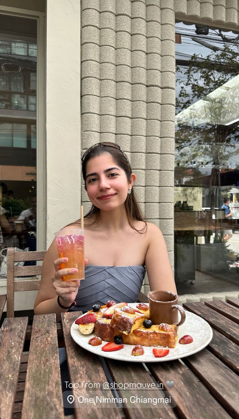 Chloe Pleated Tube Top