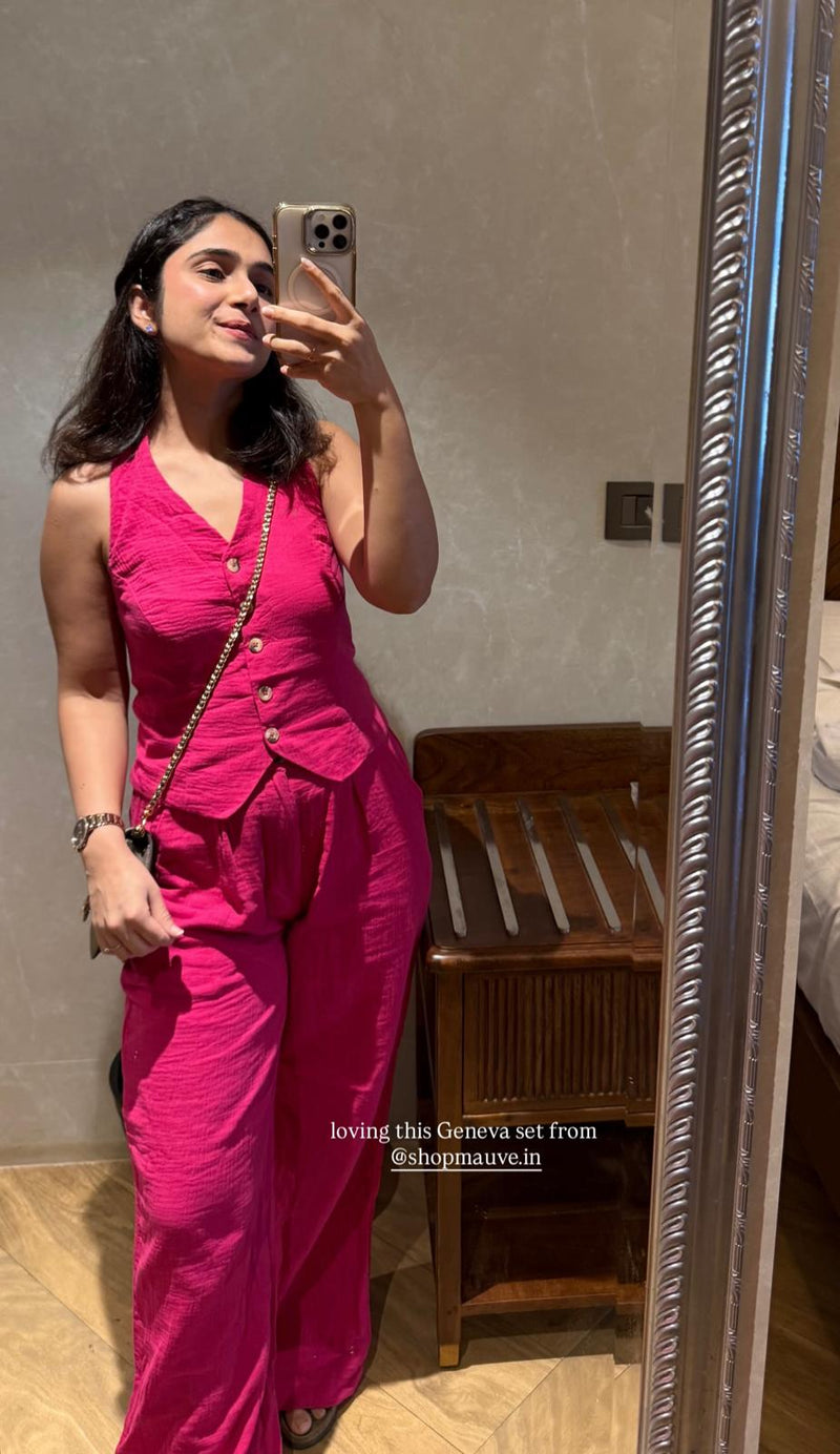 Geneva Set Hot Pink