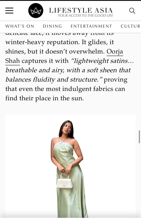 Designer-approved fabrics to wear this summer