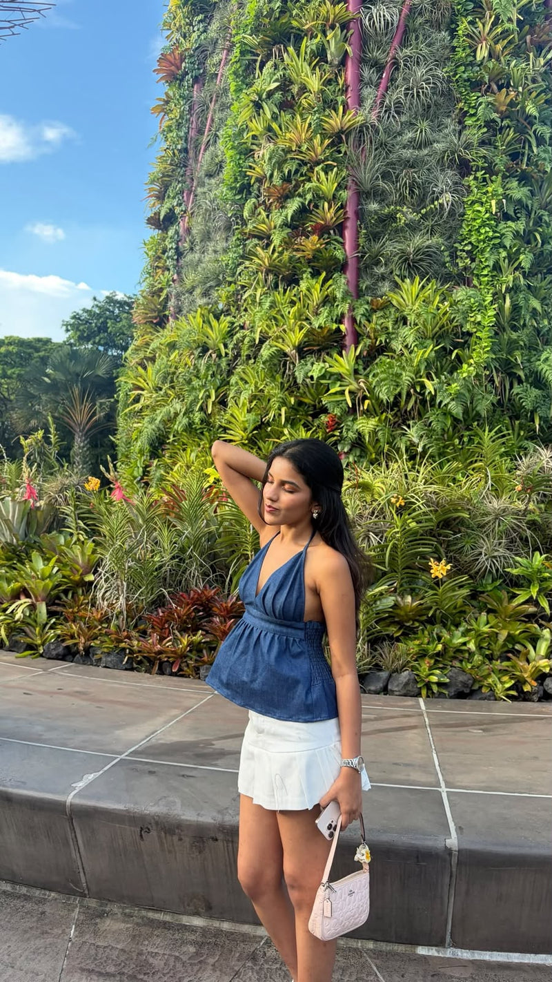 Nova Denim Top